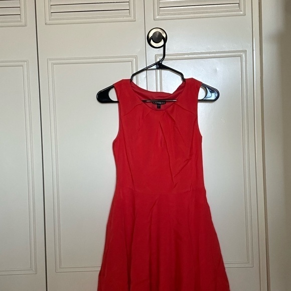 Express coral red dress size 2 - Picture 1 of 4